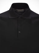 Brunello Cucinelli Leichtes Baumwoll -Strick -Polo -Hemd