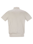 Brunello Cucinelli Camisa de punto de algodón ligero