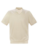 Brunello Cucinelli Cotton Polo Style Sweater