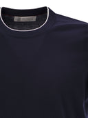 Brunello Cucinelli Short Sleeved Cotton Jersey