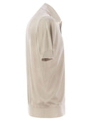 Brunello Cucinelli Lightweight Cotton Knit Polo Shirt