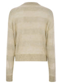 Brunello Cucinelli stripete mohair og ullgenser