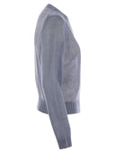 Brunello Cucinelli Mohair And Wool Jumper With Necklace