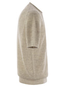 Brunello cucinelli lino y algodón media costilla