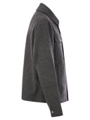 Moose Knuckles Shirt Cut Jacket In Wool And Cashmere