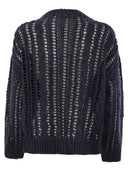 Brunello Cucinelli Cable & Mesh Jute And Cotton Jersey
