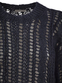 Brunello Cucinelli Cable & Mesh Jute And Cotton Jersey