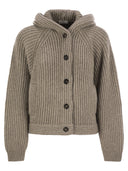 Brunello Cucinelli Hooded Cashmere Cardigan