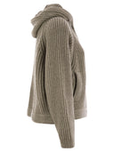 Brunello Cucinelli Hooded Cashmere Cardigan