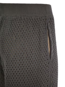 Brunello Cucinelli Net Knit Cotton Trousers
