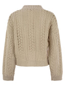 Brunello Cucinelli Coton Cotton Net Cardigan