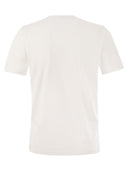 Elisabetta Franchi T Shirt In Jersey Con Logo Strass