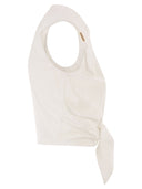 Elisabetta Franchi Jersey T Shirt With Knot