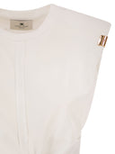 Elisabetta Franchi Jersey T Shirt With Knot