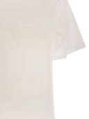 Elisabetta Franchi Jersey T Shirt With Voile Macro Logo