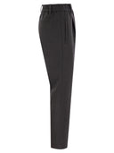 Brunello Cucinelli Stretch Cotton Cover Up Trousers With Jewellery