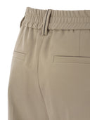 Brunello Cucinelli Stretch Cotton Cover Up Trousers With Jewellery