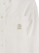 Brunello Cucinelli Cotton Oxford Shirt With Logo