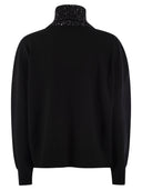 Fabiana Filippi Turtleneck Sweater In Wool, Silk And Cashmere