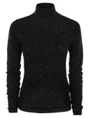 Sighi di Turtleneck Fabiana Filippi con micro paillettes