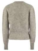 Fabiana Filippi Mohair Blend Cardigan con micro paillettes