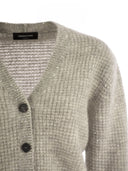 Fabiana Filippi Mohair Blend Cardigan con micro paillettes
