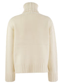 Fabiana Filippi Wool, Silk y Cashmere Blend Turtleneck Sweater
