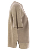 Fabiana Filippi Platinum And Lurex Short Sleeved Jersey