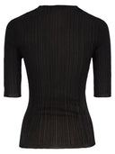 Fabiana Filippi Ribbed Lurex Viscose Sweater