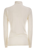 Fabiana Filippi Cashmere And Silk Roll Neck Jumper With An Essential Silhouette
