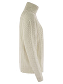 Fabiana Filippi Turtleneck Jumper With Special Workmanship