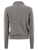 Fabiana Filippi Wool, Silk And Cashmere Polo Collar Sweater
