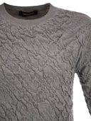 Fabiana Filippi Slim Fit Jumper With Embossed Finish