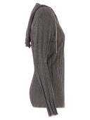Fabiana Filippi Lurex Hooded Jumper