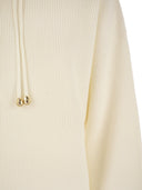 Fabiana Filippi English Rib Co Hooded Sweater