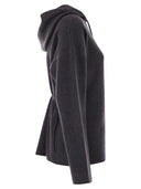 Fabiana Filippi English Ribbed Hooded Sweater
