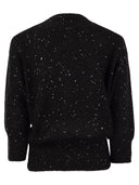 Fabiana Filippi Mohair Sweater With Micro Sequins