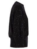 Fabiana Filippi Mohair Sweater With Micro Sequins