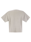 Fabiana Filippi Cotton And Lurex Boat Neck Sweater