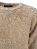 Fabiana Filippi Tweed Effect Crew Neck T Shirt