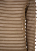 Fabiana Filippi Boat Neck Jumper In Cotton, Linen And Sequins