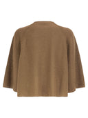 Fabiana Filippi Boxy Cotton And Linen Sweater With Subtle Luminous Accents