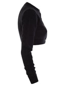 Fabiana Filippi Short Cardigan With Micro Sequins