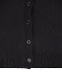 Fabiana Filippi Short Cardigan With Micro Sequins