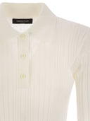 Fabiana Filippi Ribbed Jersey Polo Shirt