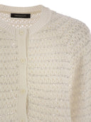 Fabiana Filippi Cotton Open Cape With Sequins