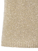 Fabiana Filippi Cotton Knit Tank Top With Sequins