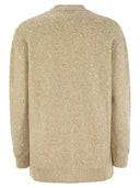 Fabiana Filippi Cotton Knit Cardigan With Sequins