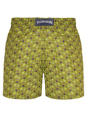 Vilebrequin Men’ Swim Shorts With Turtle Print And Matching Pouch