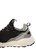 Run Of Leather And Fabric Trainers